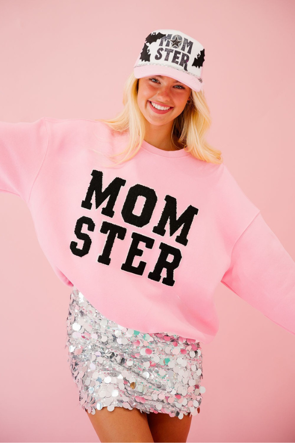 MOMSTER PINK PULLOVER PULLOVER Judith March