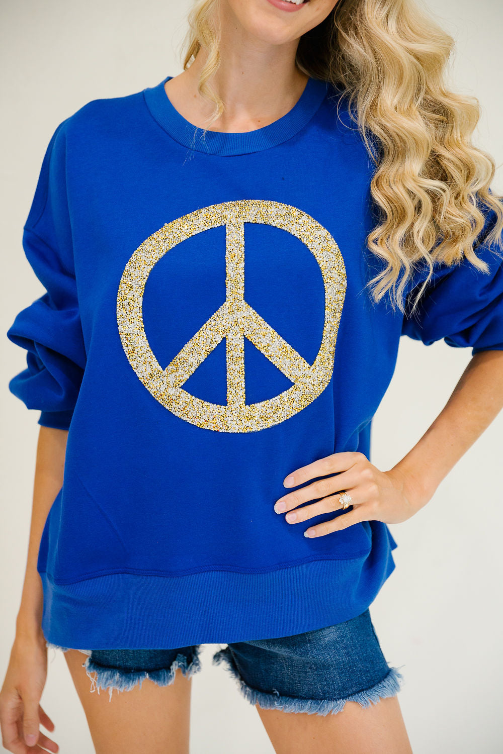 **PEACE SIGN PULLOVERS PULLOVER Judith March