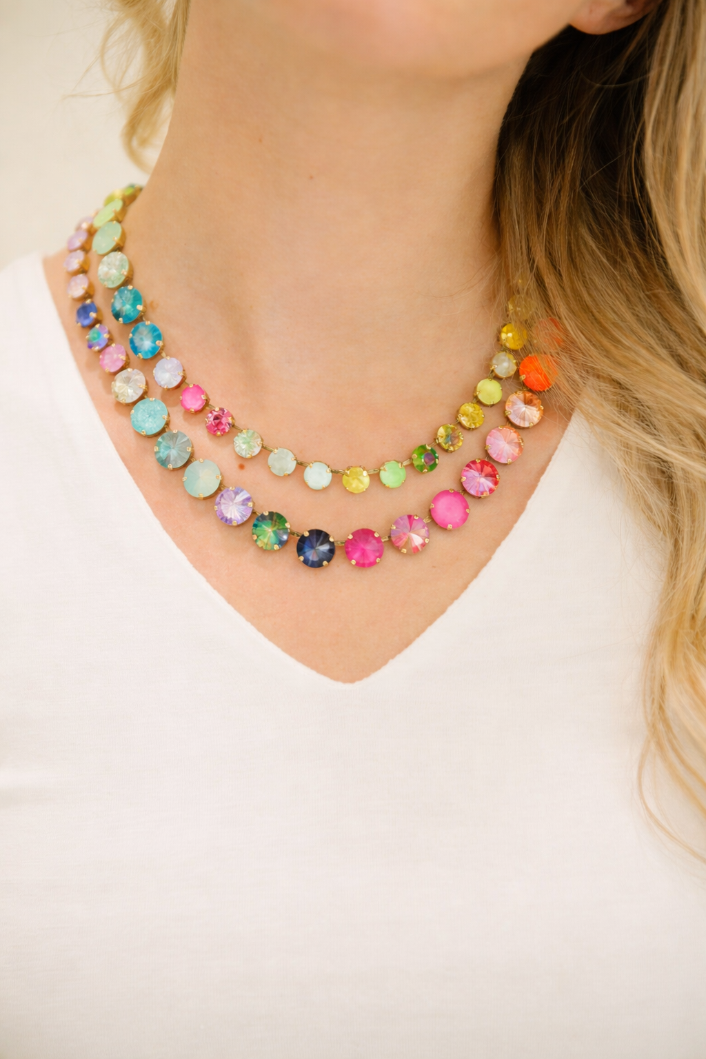 THE AURORA GEM NECKLACE - MADE BY TOVA NECKLACE Judith March