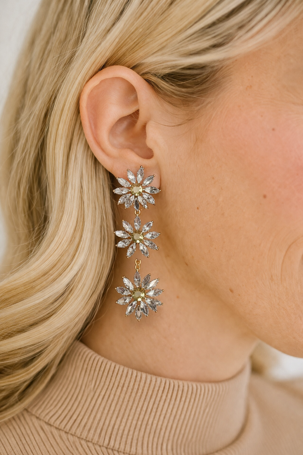 CRYSTAL GARDEN EARRINGS earrings Judith March