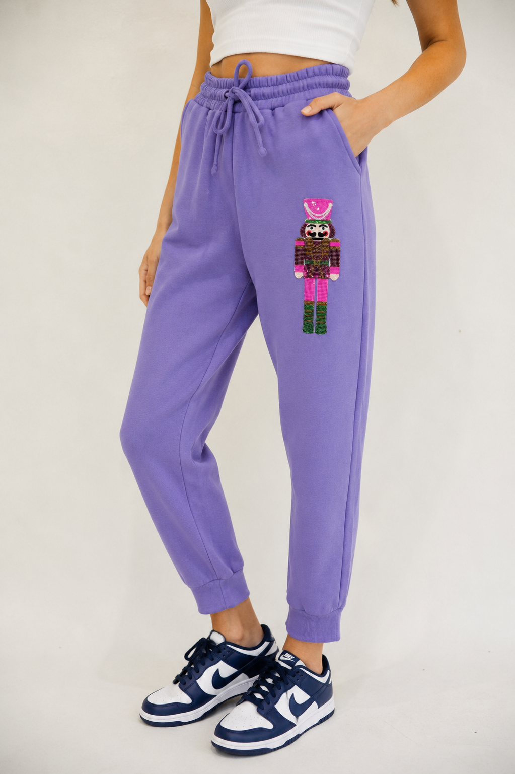 *PURPLE NUTCRACKER JOGGERS - SMALL joggers Judith March