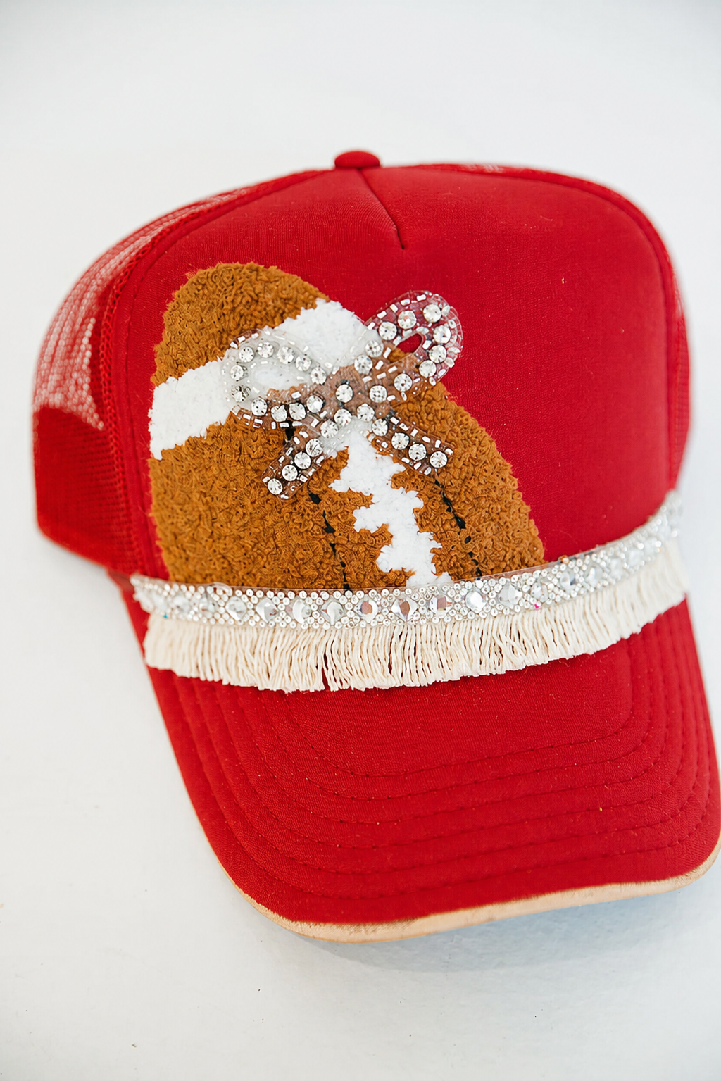 TOUCHDOWN FRINGE TRUCKER HATS TRUCKER HAT Judith March