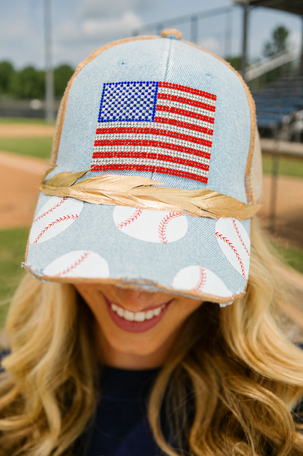 AMERICAN BASEBALL STRUCTURED HAT HAT Judith March