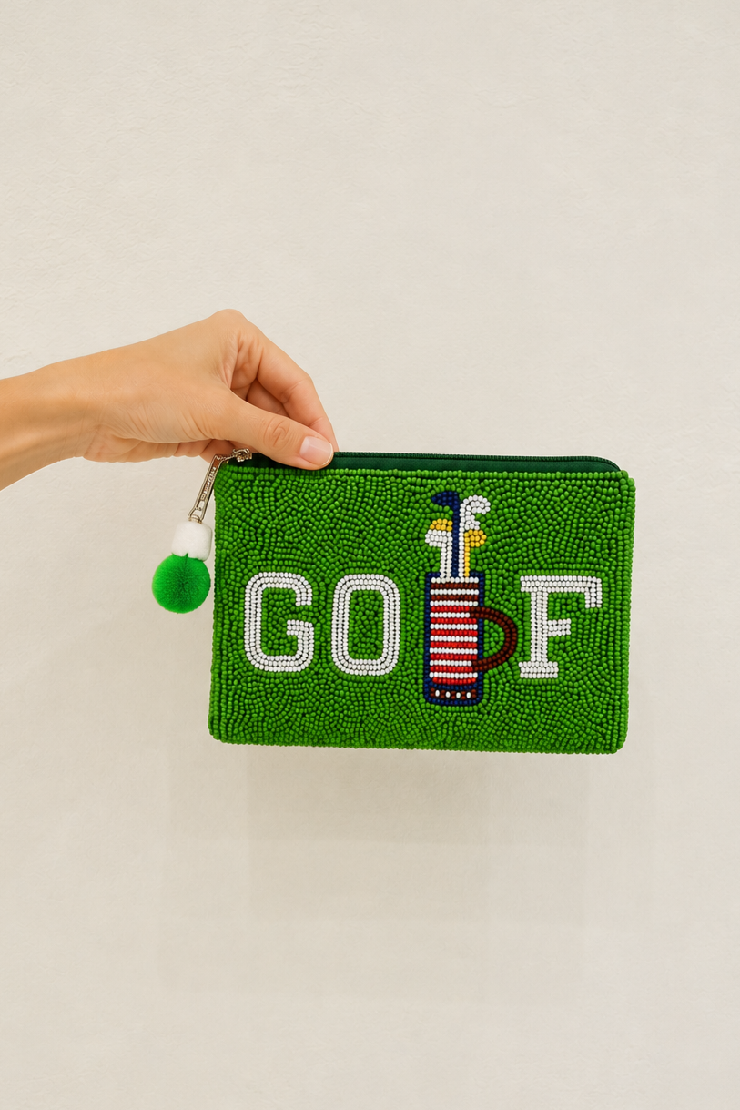 GOLF ZIPPER POUCH BAG Judith March