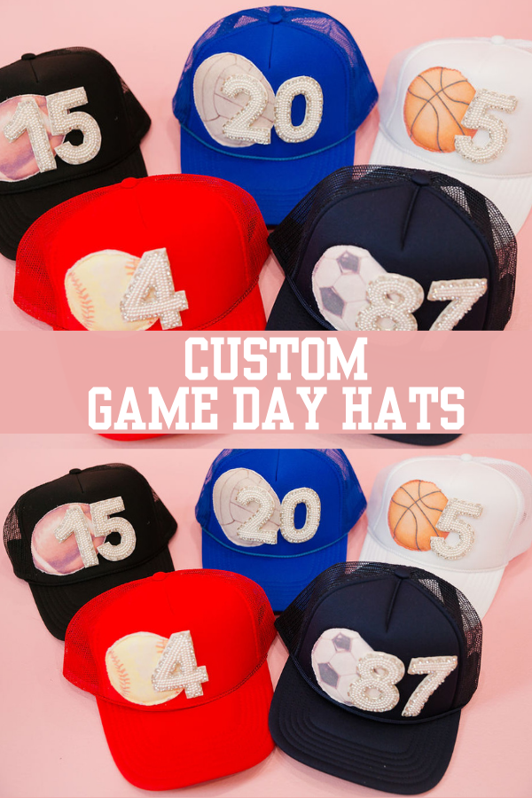 CUSTOM SPORTS PATCH TRUCKER HAT HAT Judith March