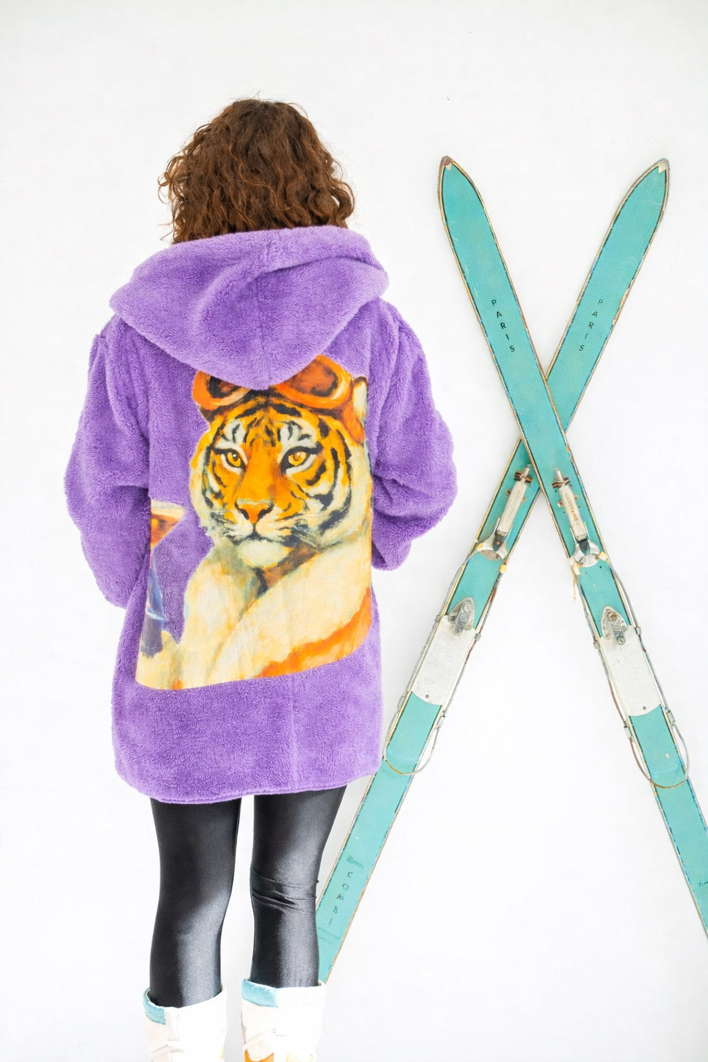 APRÈS TIGER PURPLE CARDIGAN cardigan Judith March