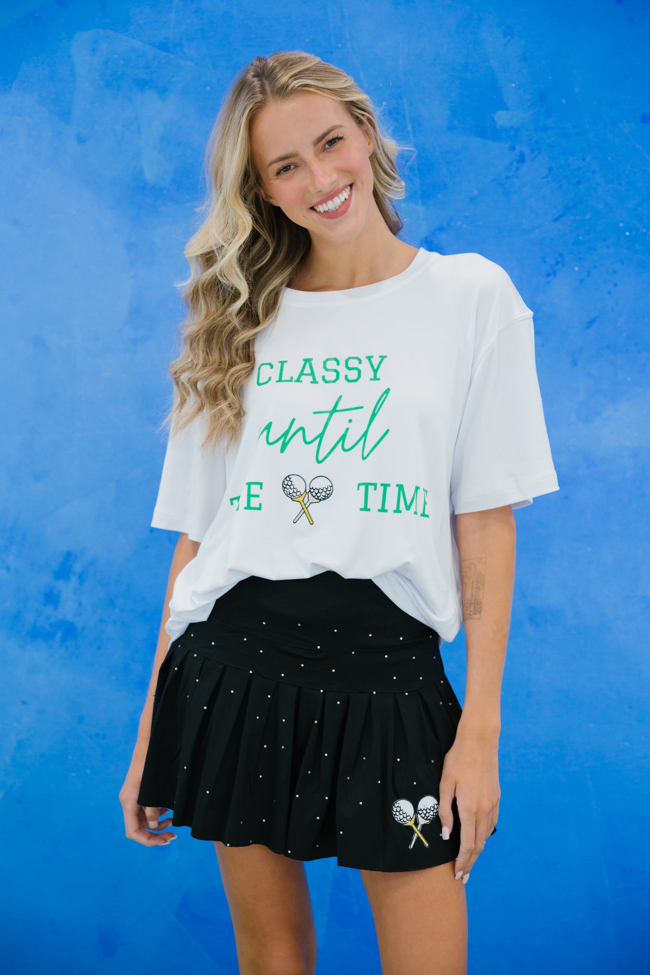 CLASSY UNTIL TEE TIME TEE Tee Judith March