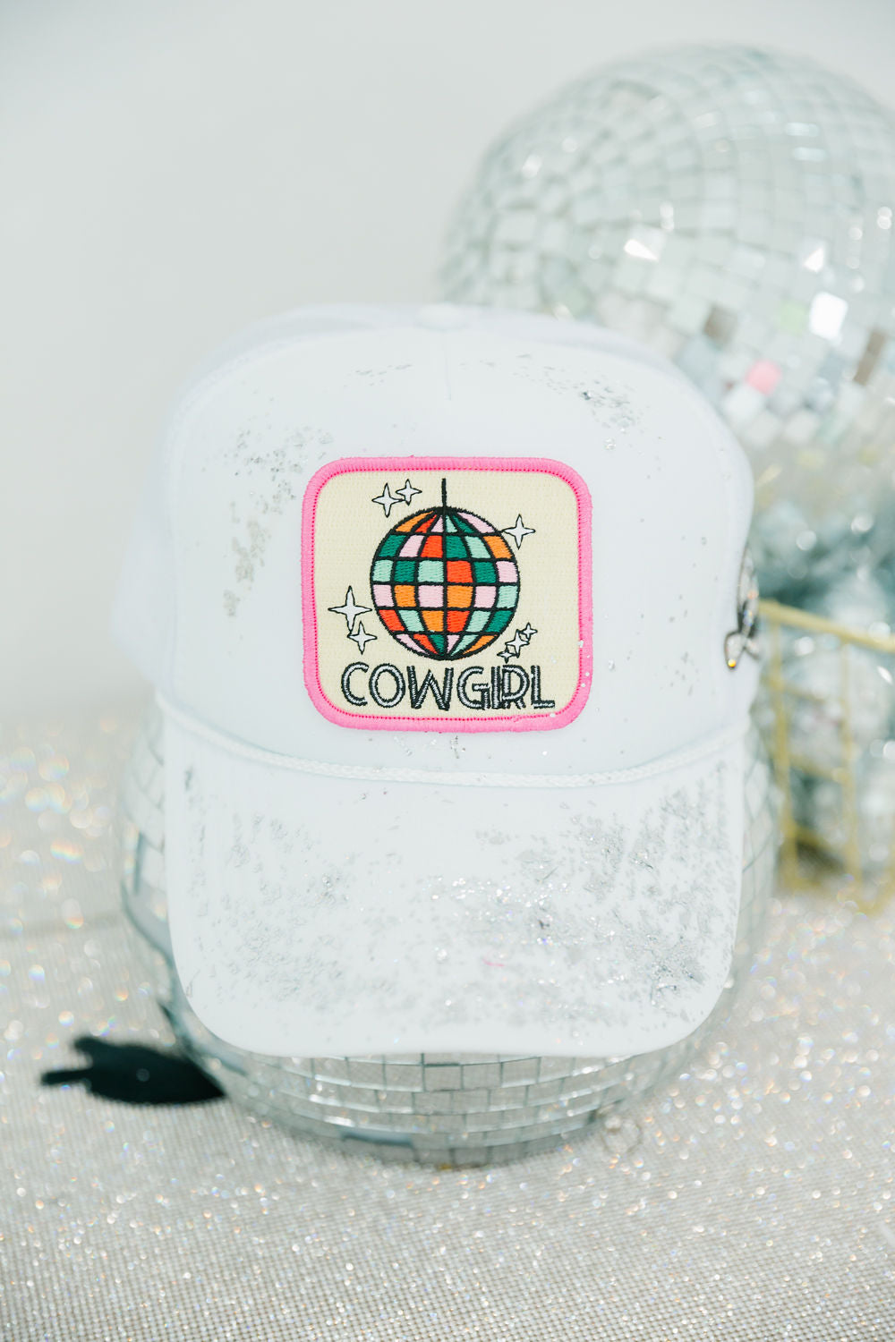 DISCO COWGIRL TRUCKER HAT LIMITED EDITION Judith March Default Title