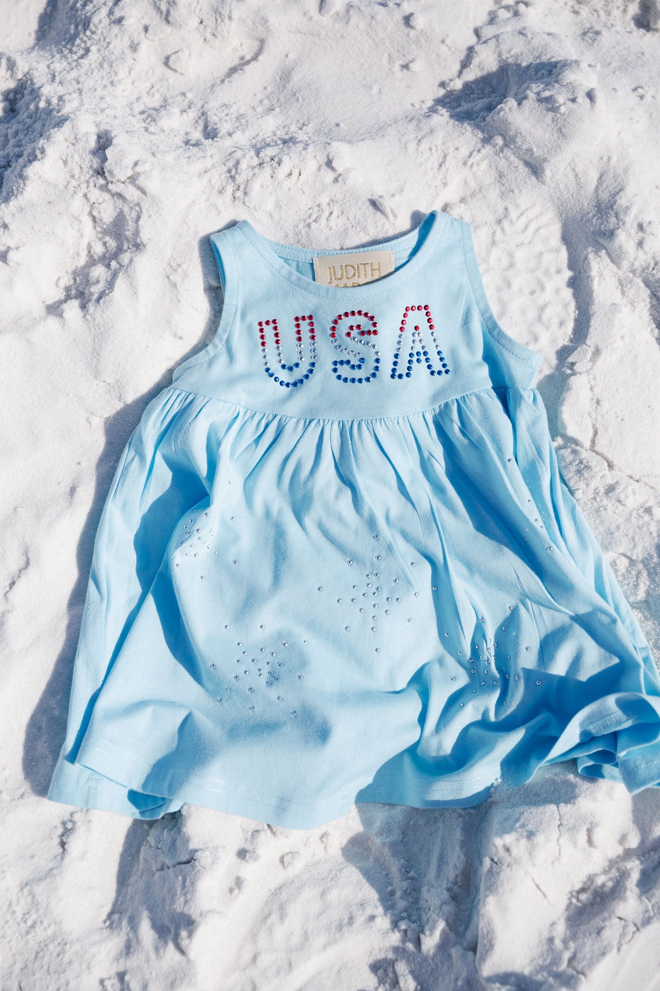 MINI KIDS MEMORIAL BLUE DRESS DRESSES Judith March X-SMALL (2-3T)