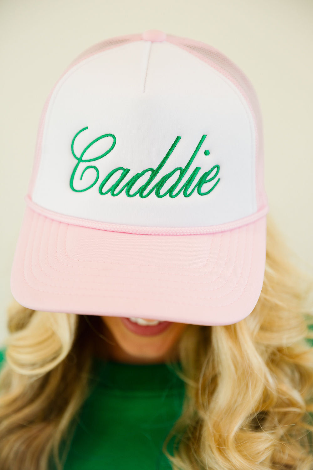 CADDIE PINK TRUCKER HAT TRUCKER HAT Judith March