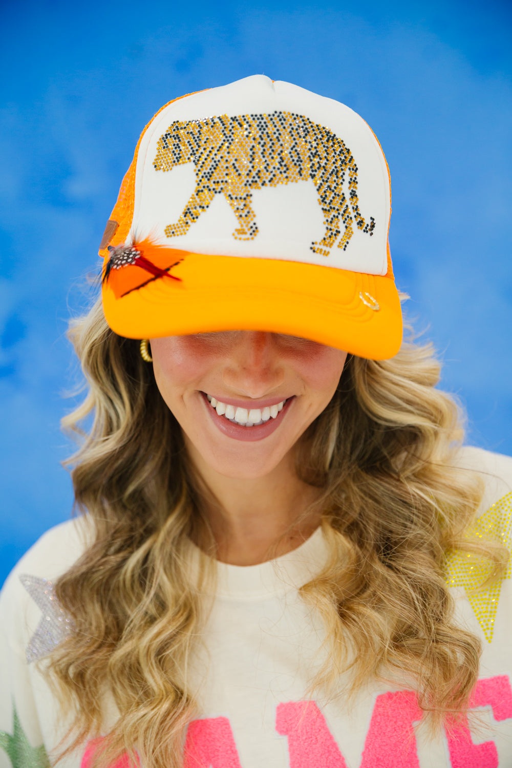 TIGER TOWN TRUCKER HAT gameday23 Judith March