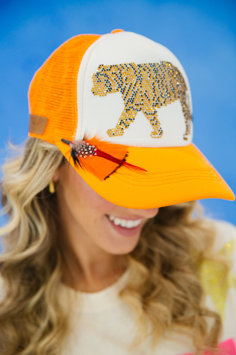 TIGER TOWN TRUCKER HAT gameday23 Judith March