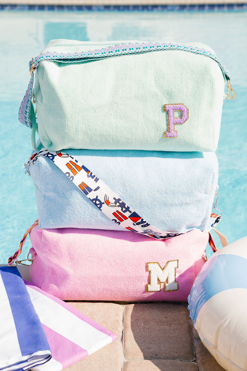 CUSTOM LARGE TERRY CLOTH BAG "CUSTOMIZE YOUR OWN" Custom Judith March