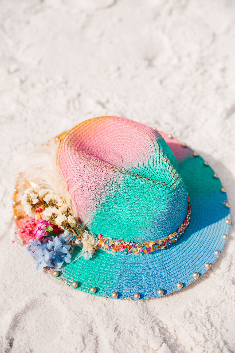 TROPICAL RAINBOW SUN HAT – Judith March