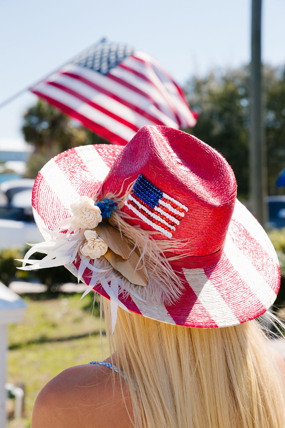 INDEPENDENCE DAY SUN HAT Sun hat Judith March