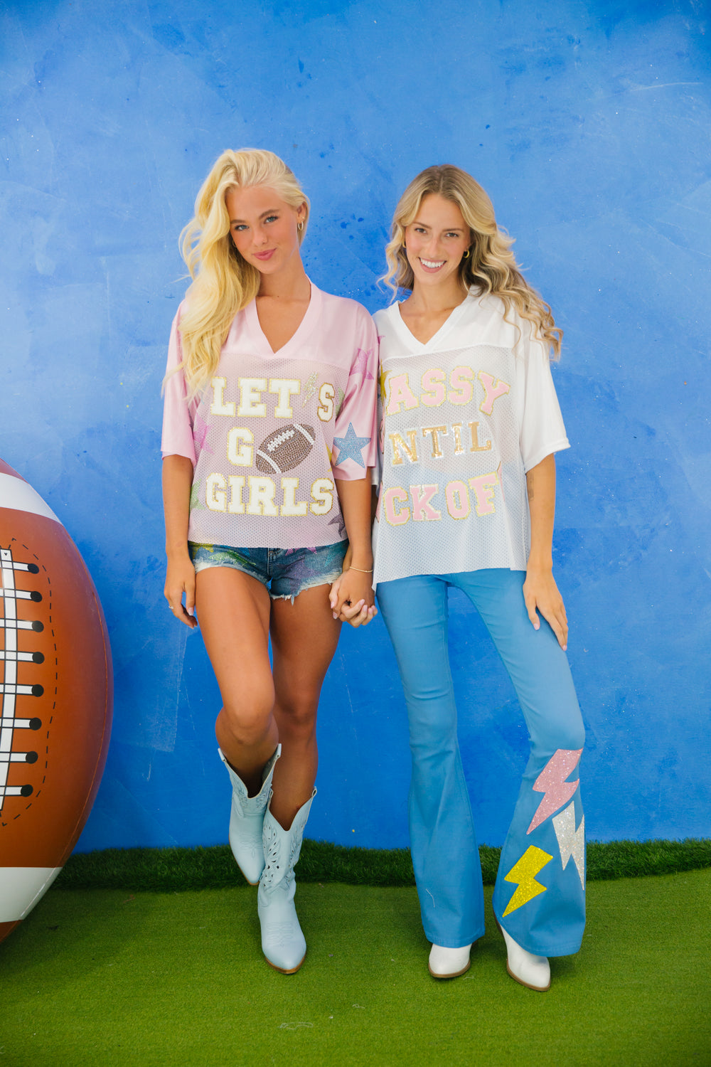 CLASSY UNTIL KICKOFF JERSEY TOP gameday23 Judith March