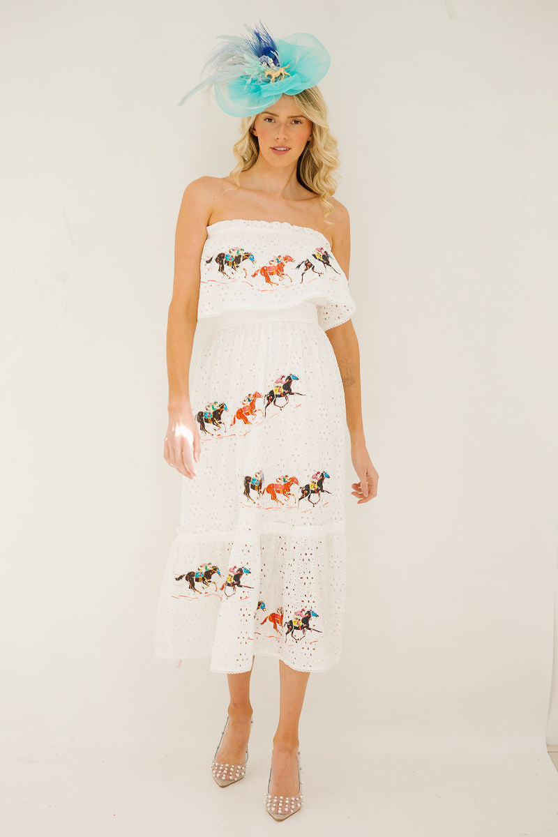 PLACE YOUR BETS LACE DRESS DRESS Judith March