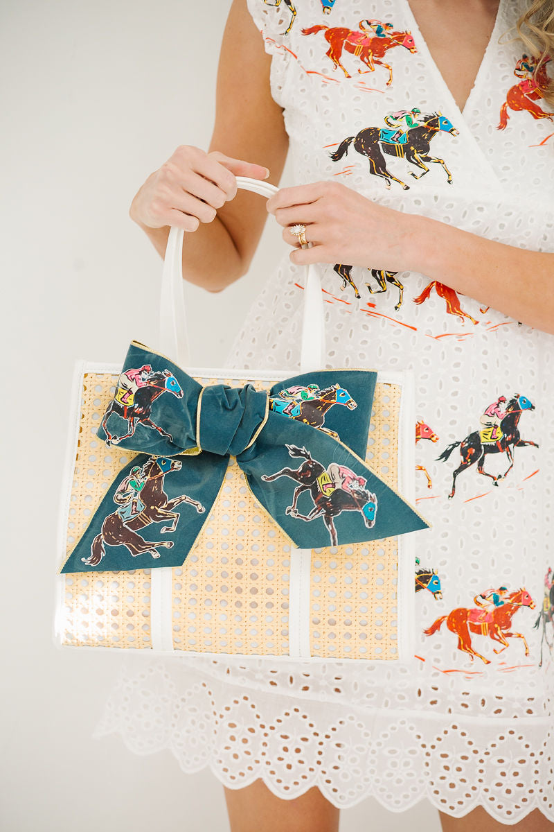 TRACKSIDE BEAUTY TOTE BAG TOTE BAG Judith March