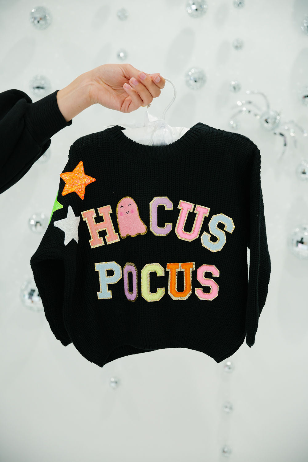 MINI KIDS HOCUS POCUS BLACK SWEATER SWEATER Judith March