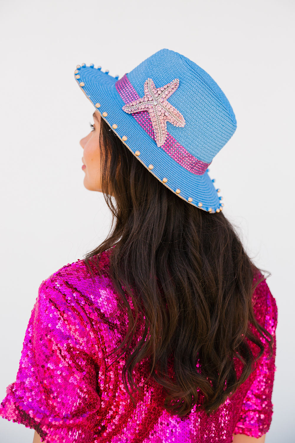 STARFISH RHINESTONE SUN HAT Sun hat Judith March