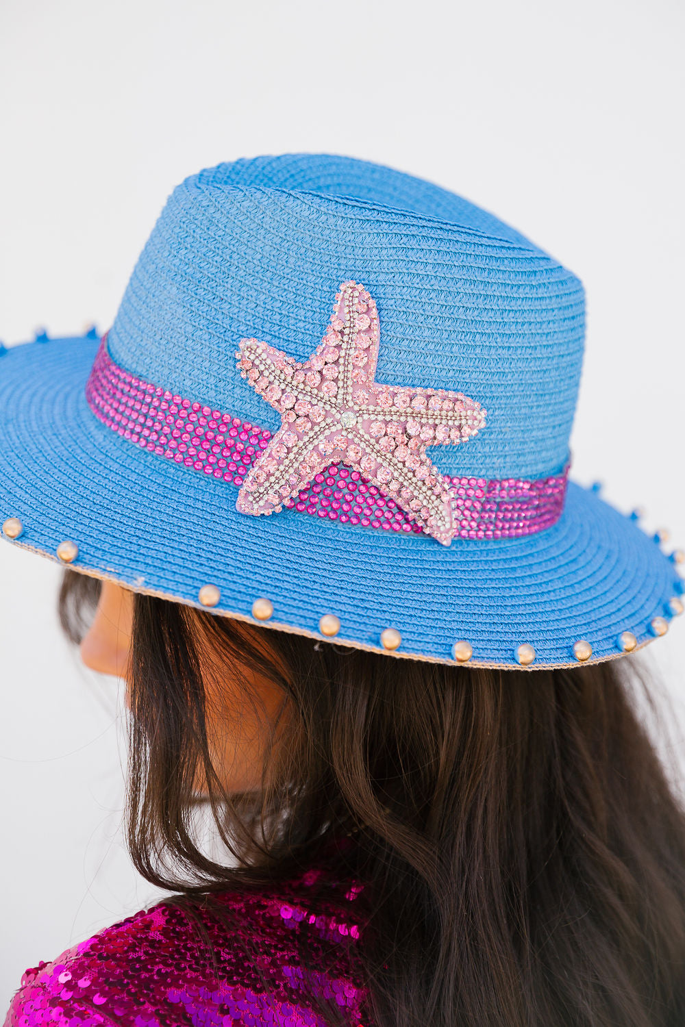 STARFISH RHINESTONE SUN HAT Sun hat Judith March