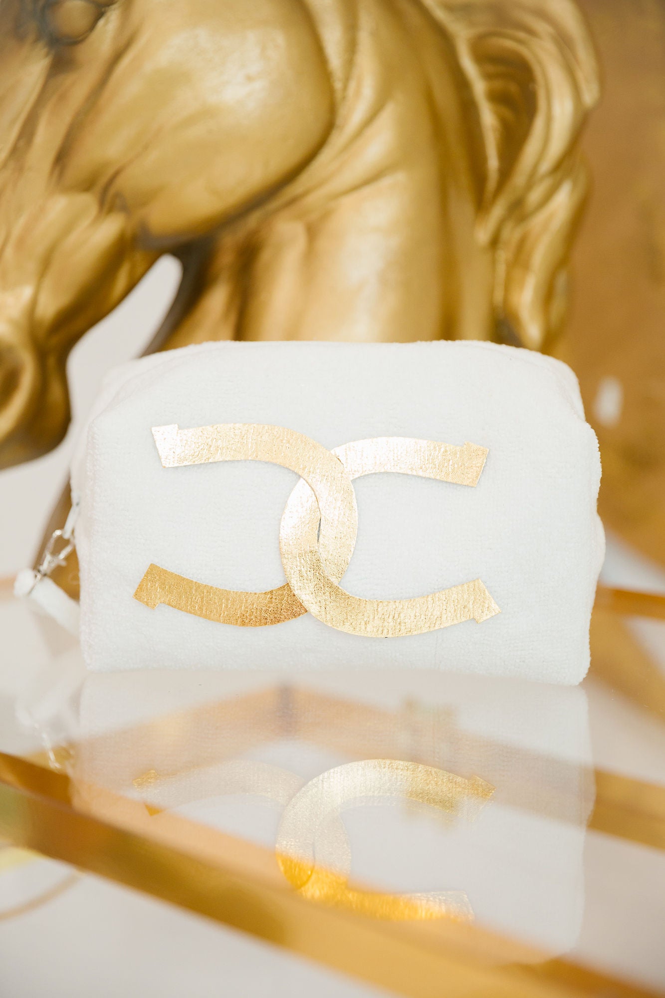 GOLDEN HORSESHOES TERRY BAG BAG Judith March