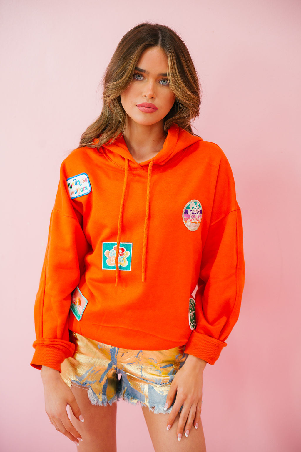 SUMMER PATCHES HOODIE PULLOVER Judith March