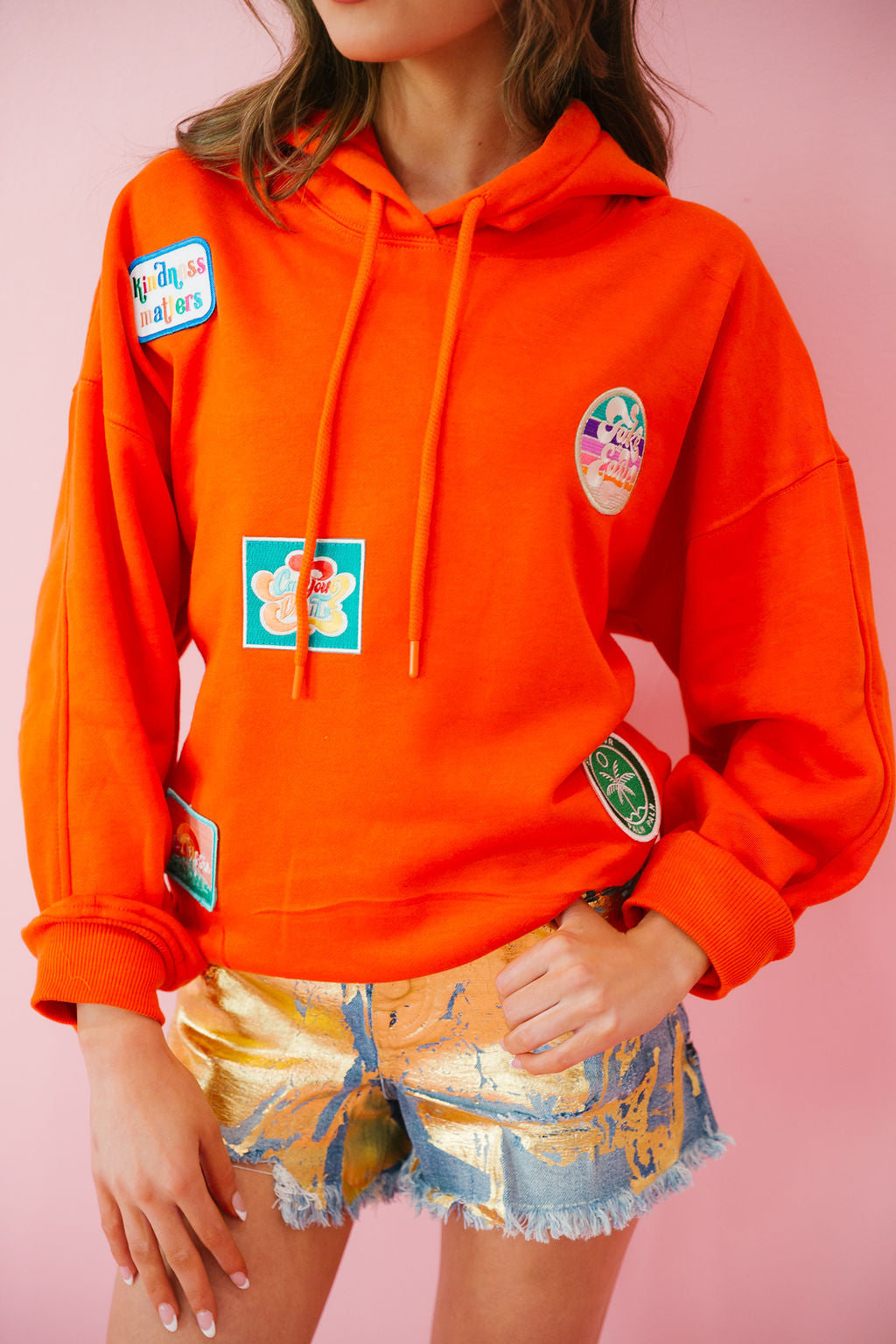 SUMMER PATCHES HOODIE PULLOVER Judith March