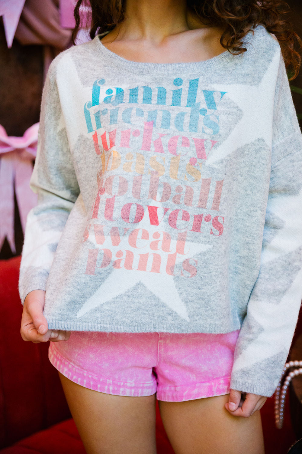 THANKSGIVING ESSENTIALS STAR SWEATER SWEATER Judith March