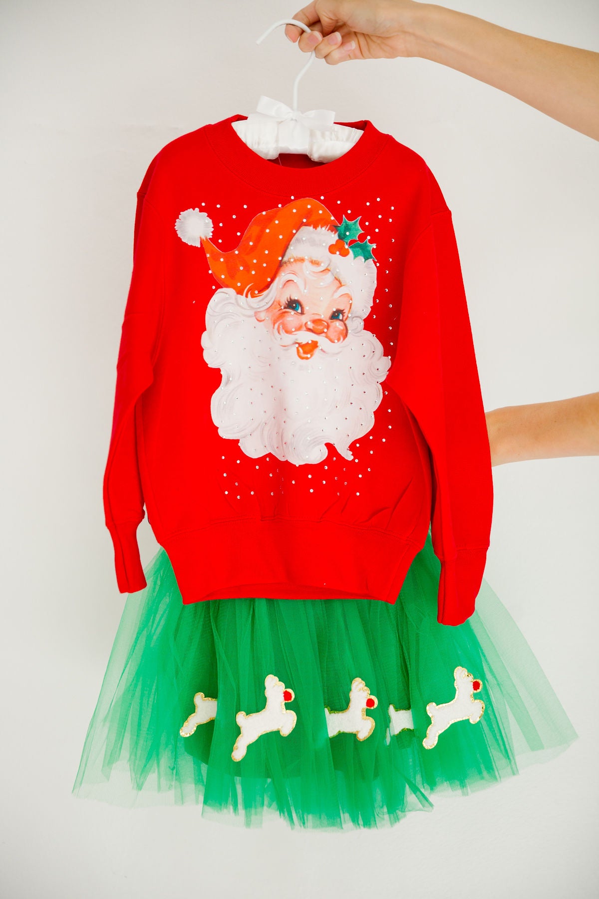 MINI KIDS JOLLY SANTA RED PULLOVER PULLOVER Judith March