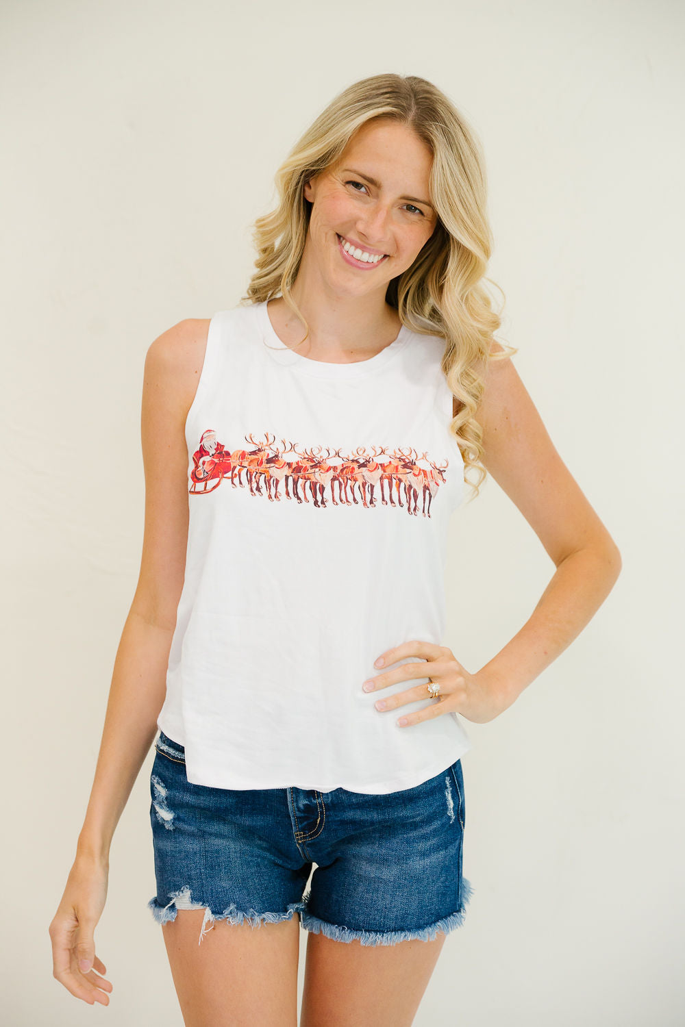 *SANTA SLEIGH TANK - MEDIUM DRESS Judith March