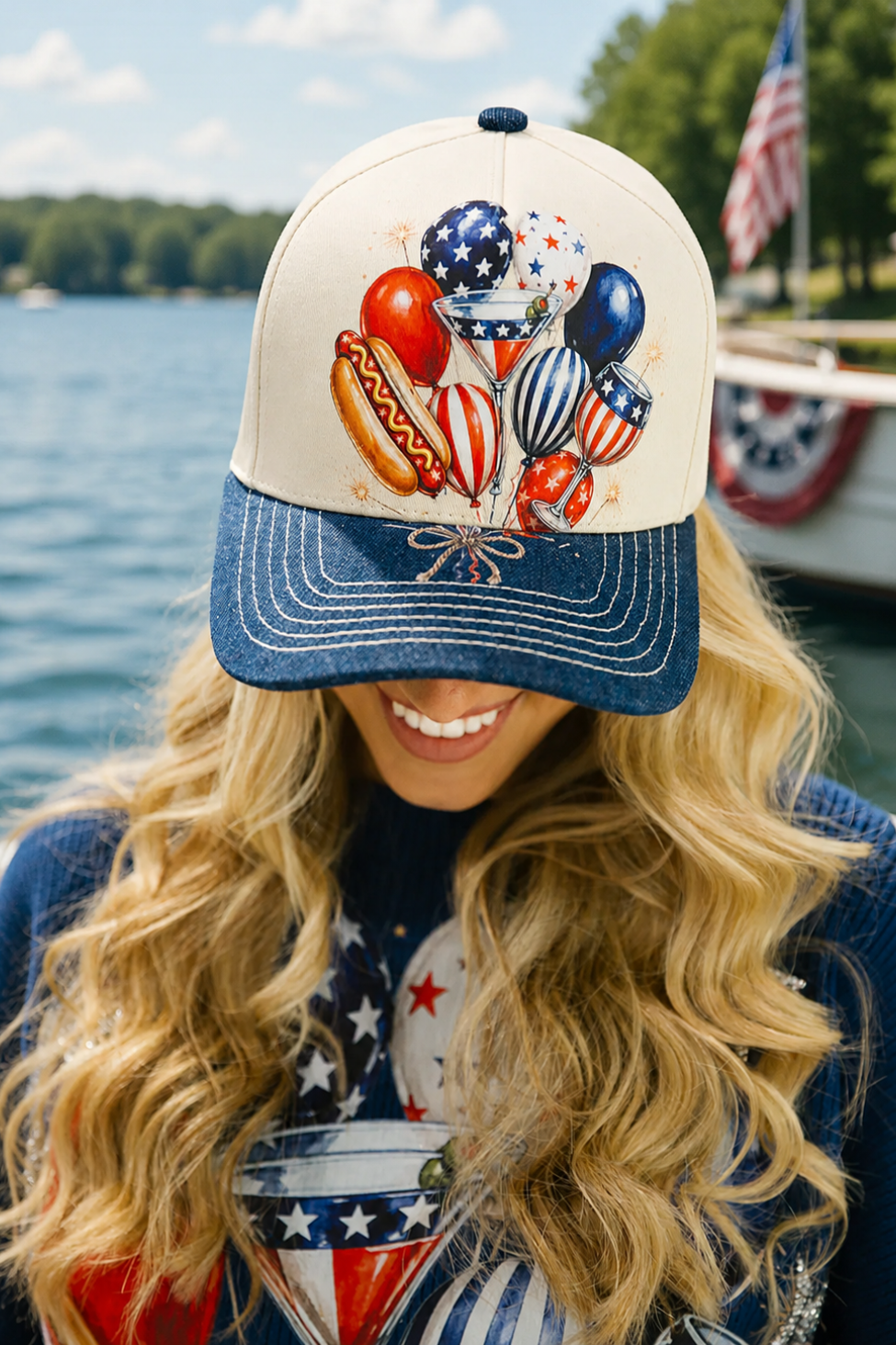PARTY IN THE USA STRUCTURED HAT HAT Judith March