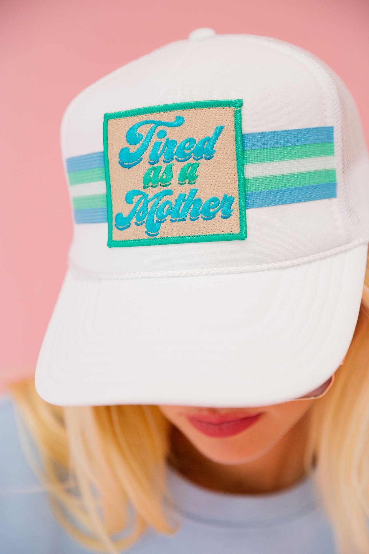 TIRED AS A MOTHER TRUCKER HAT HAT Judith March