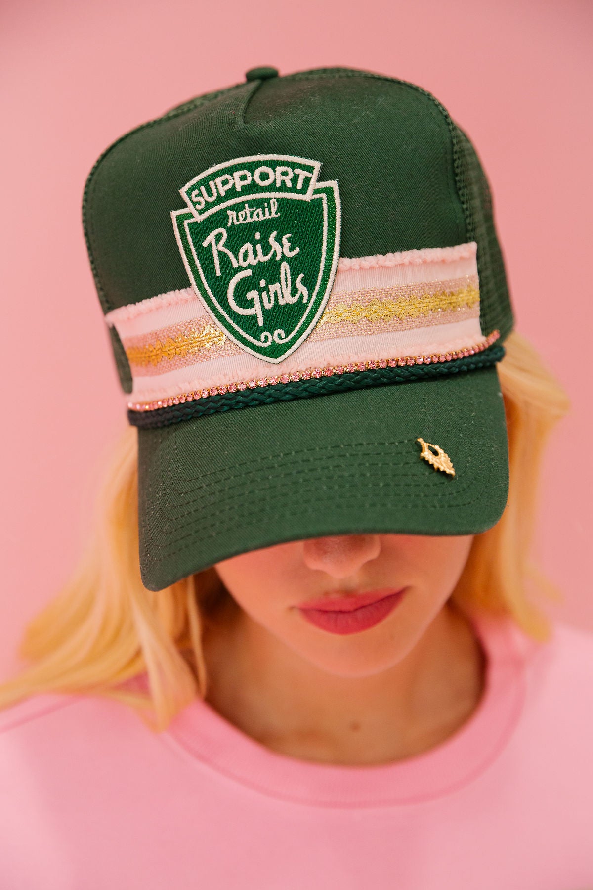 SUPPORT RETAIL RAISE GIRLS STRUCTURED HAT HAT Judith March
