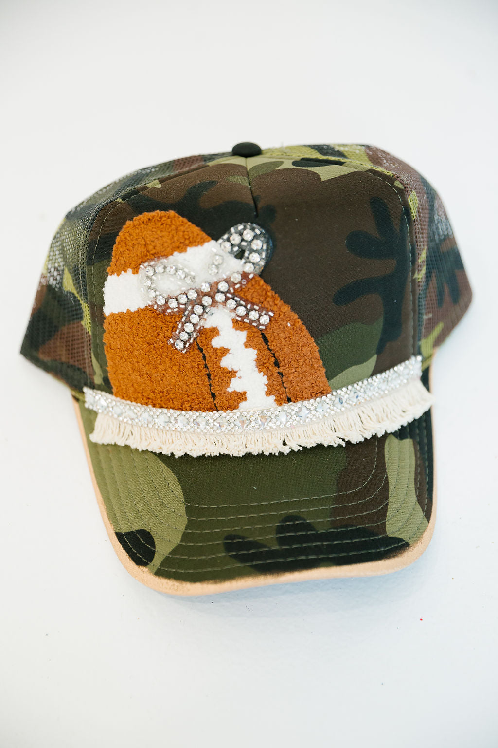 TOUCHDOWN FRINGE TRUCKER HATS – Judith March display picture 1