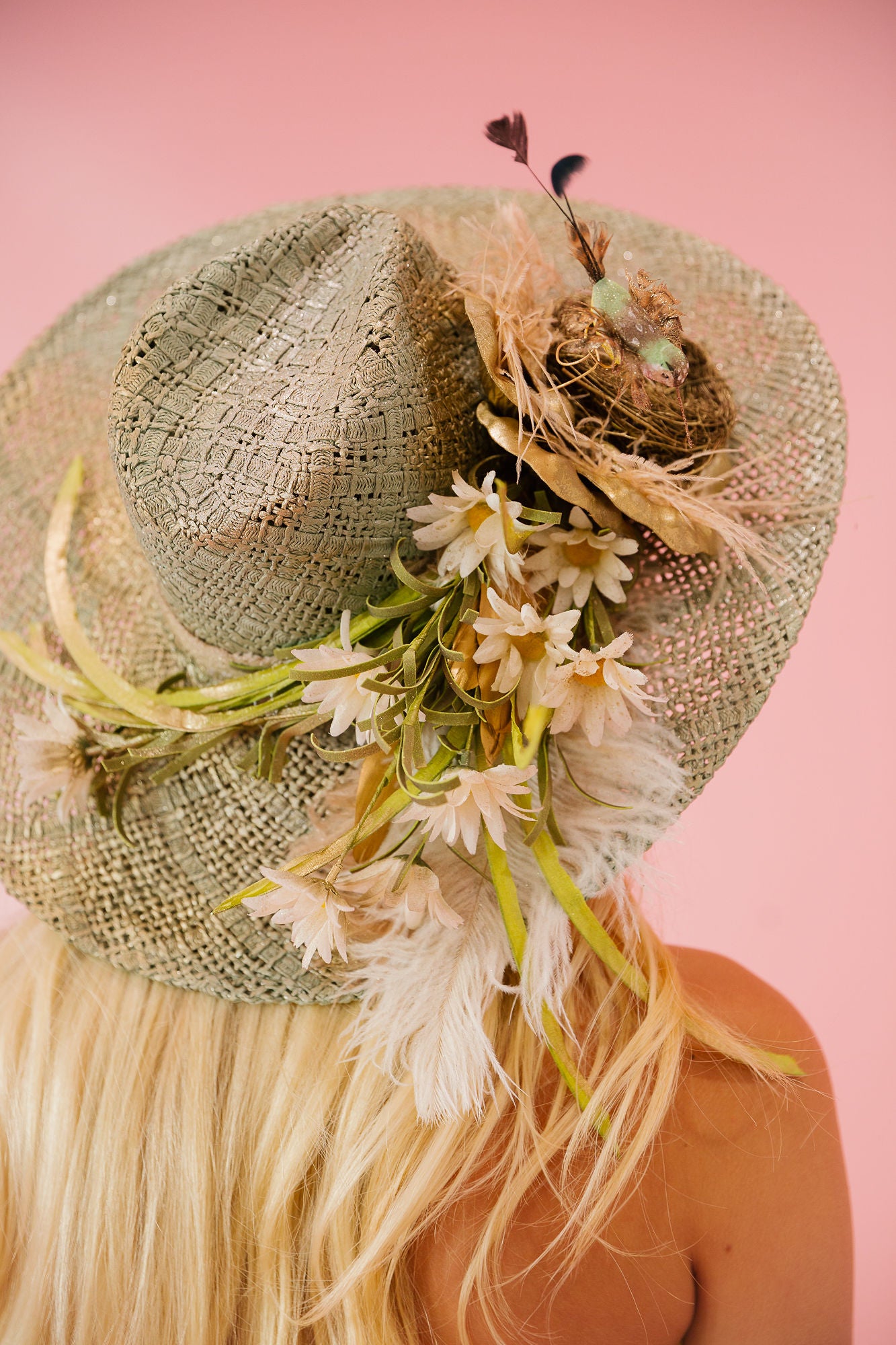 FLORAL BIRD SUN HAT Sun hat Judith March