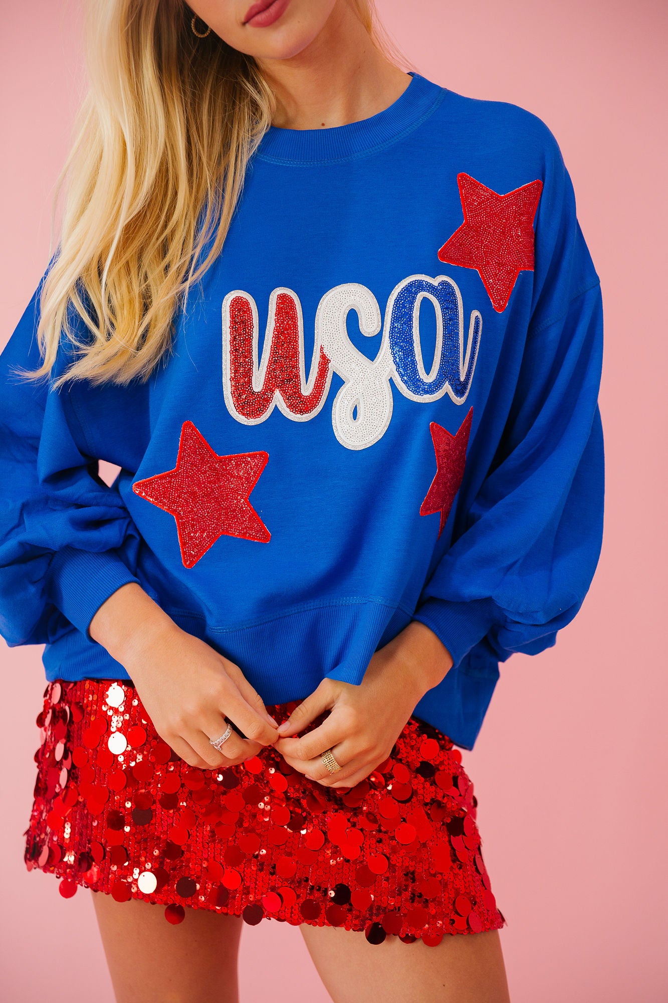 USA PATCH ROYAL PULLOVER pullover Judith March