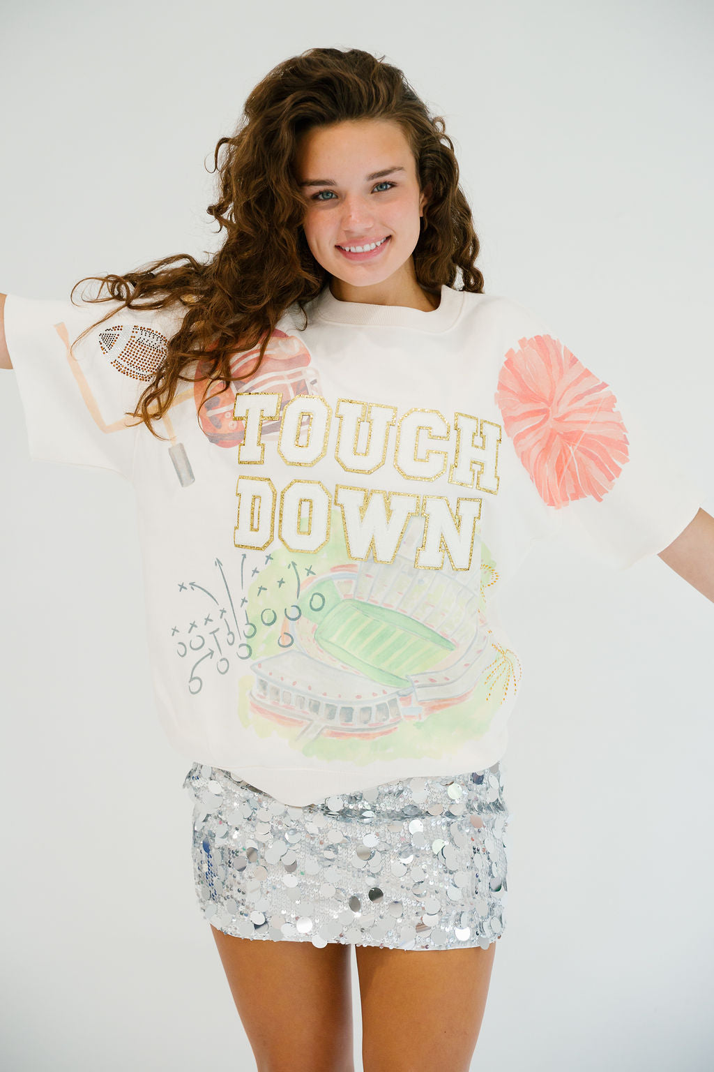TOUCHDOWN STADIUM SLEEVELESS PULLOVER PULLOVER Judith March