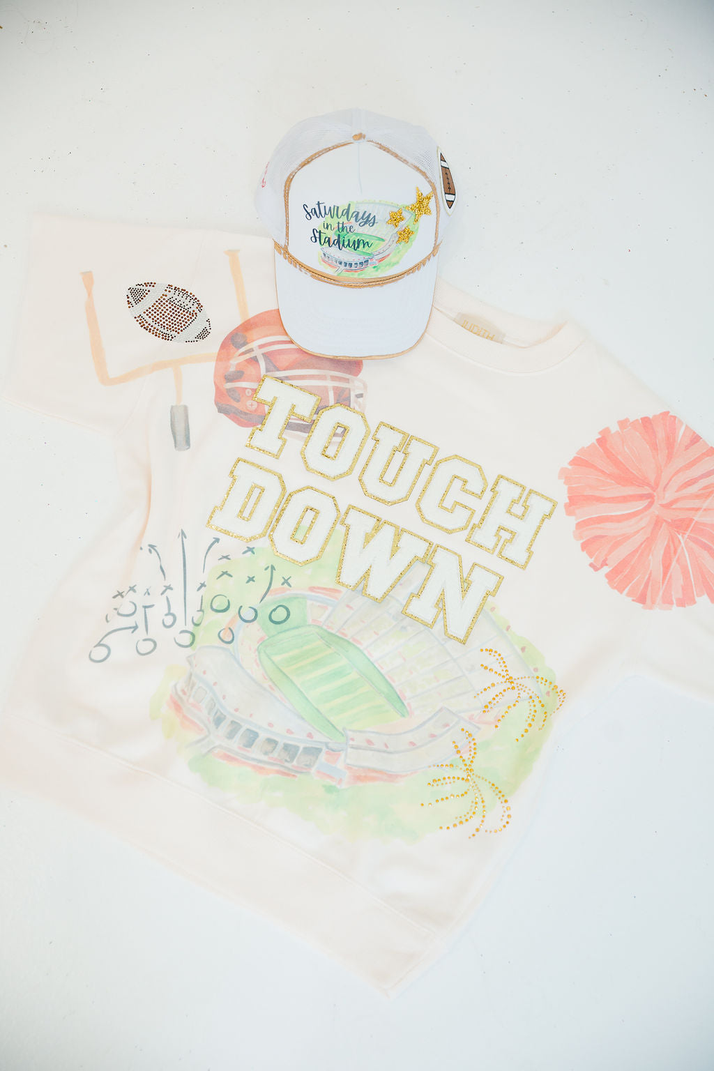 TOUCHDOWN STADIUM SLEEVELESS PULLOVER PULLOVER Judith March