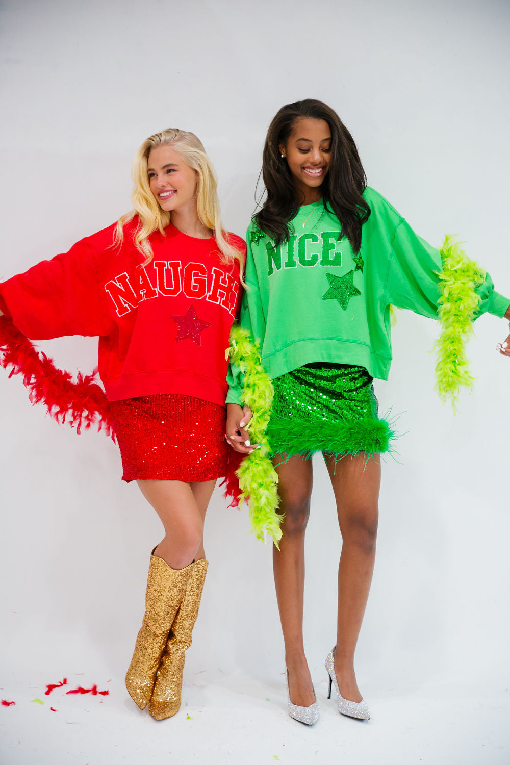 NAUGHTY OR NICE PULLOVERS PULLOVER Judith March