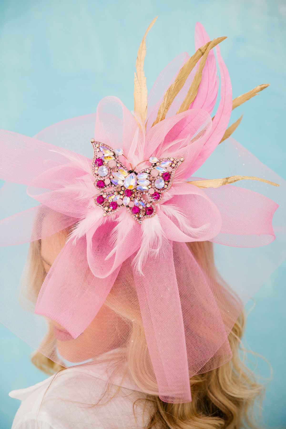 FLUTTER CROWN FASCINATOR FASCINATOR Judith March