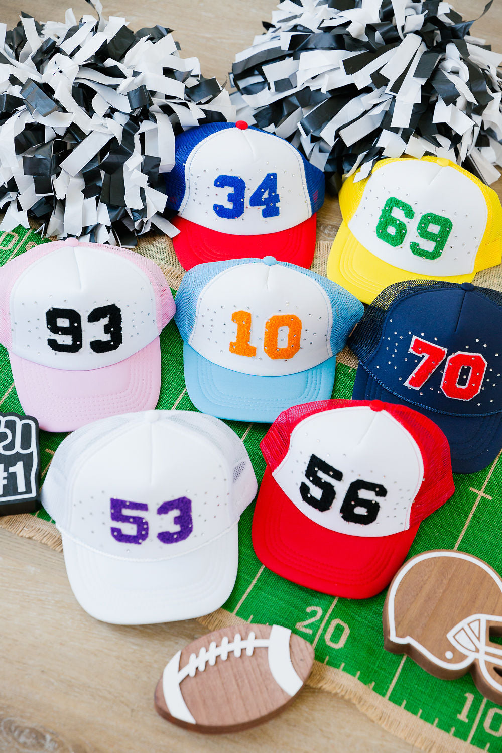 MINI KIDS CUSTOM NUMBER TRUCKER HAT HAT Judith March