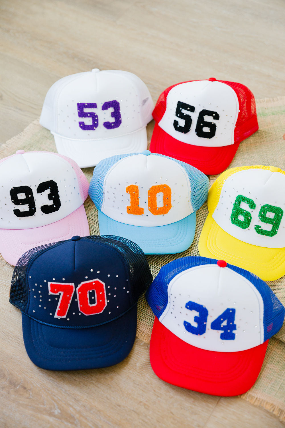 MINI KIDS CUSTOM NUMBER TRUCKER HAT HAT Judith March