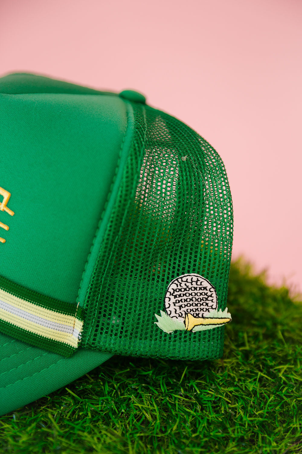 GOLF RIBBON GREEN TRUCKER HAT TRUCKER HAT Judith March