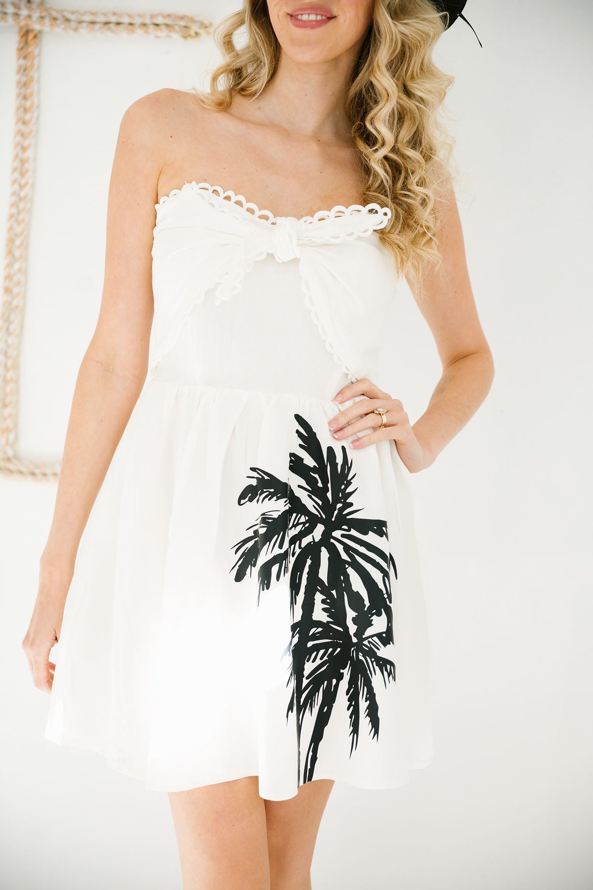 PALM PARADISE WHITE DRESS DRESS Judith March