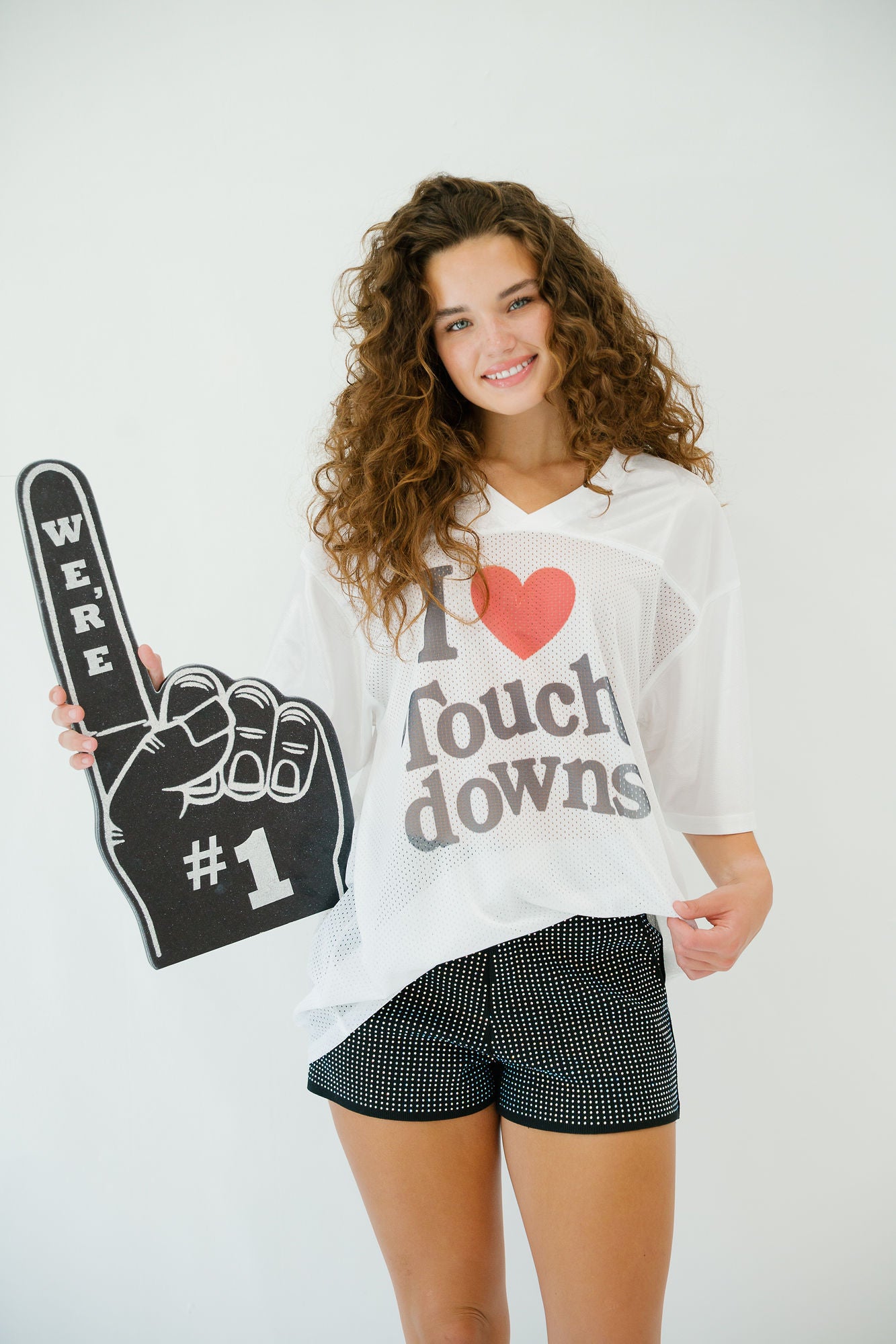 I LOVE TOUCHDOWNS JERSEY jersey Judith March