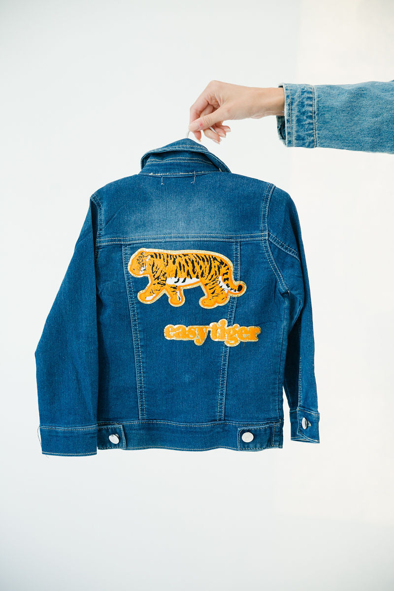 MINI KIDS EASY TIGER DENIM JACKET DENIM JACKET Judith March 2T