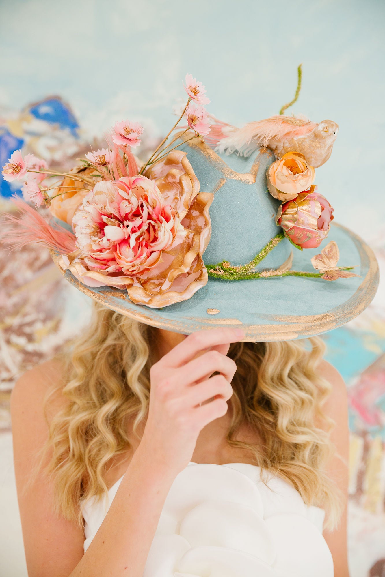 WINNER'S GARDEN RANCHER HAT (ONE OF A KIND) RANCHER HAT Judith March