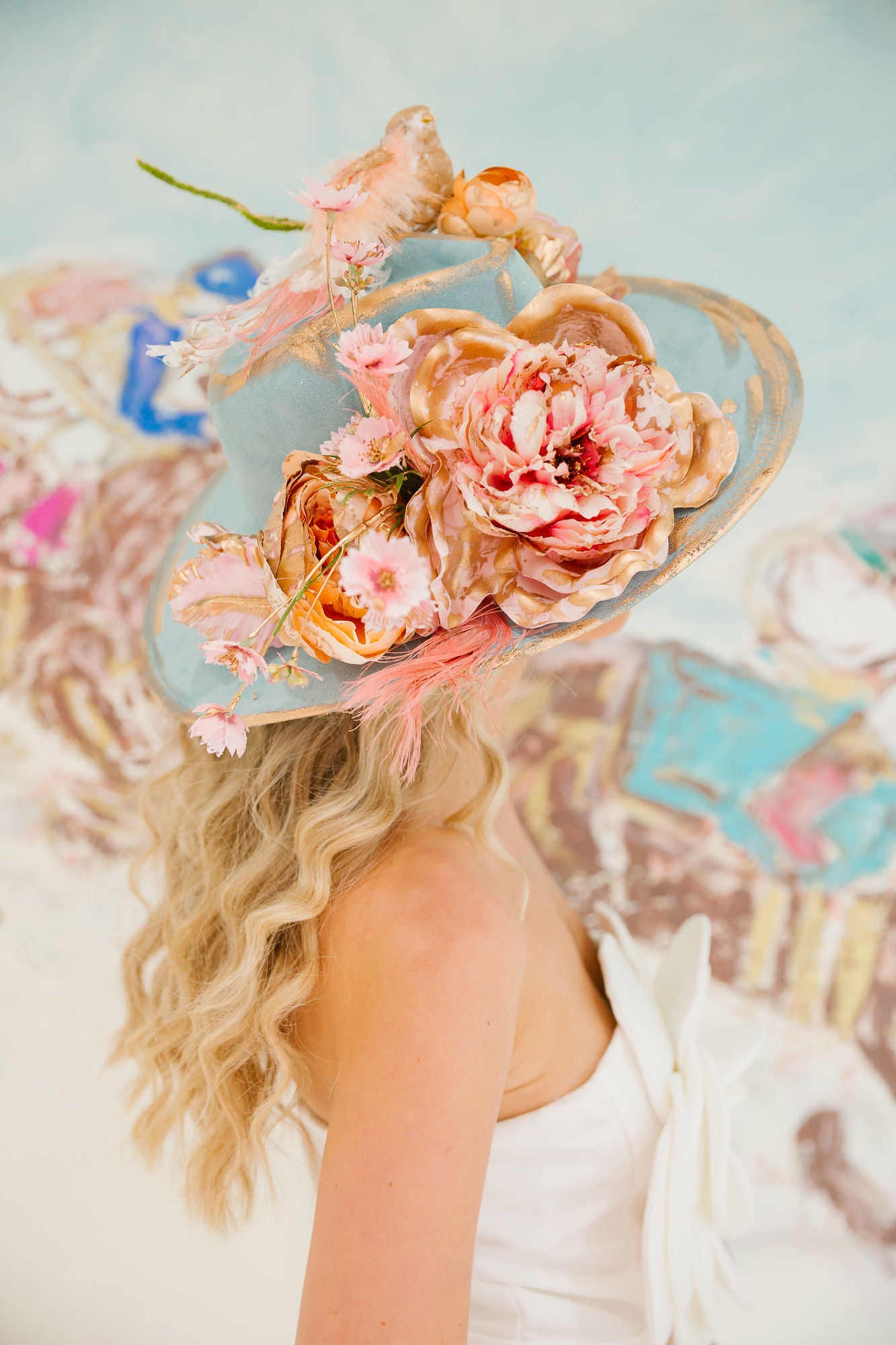 WINNER'S GARDEN RANCHER HAT (ONE OF A KIND) RANCHER HAT Judith March