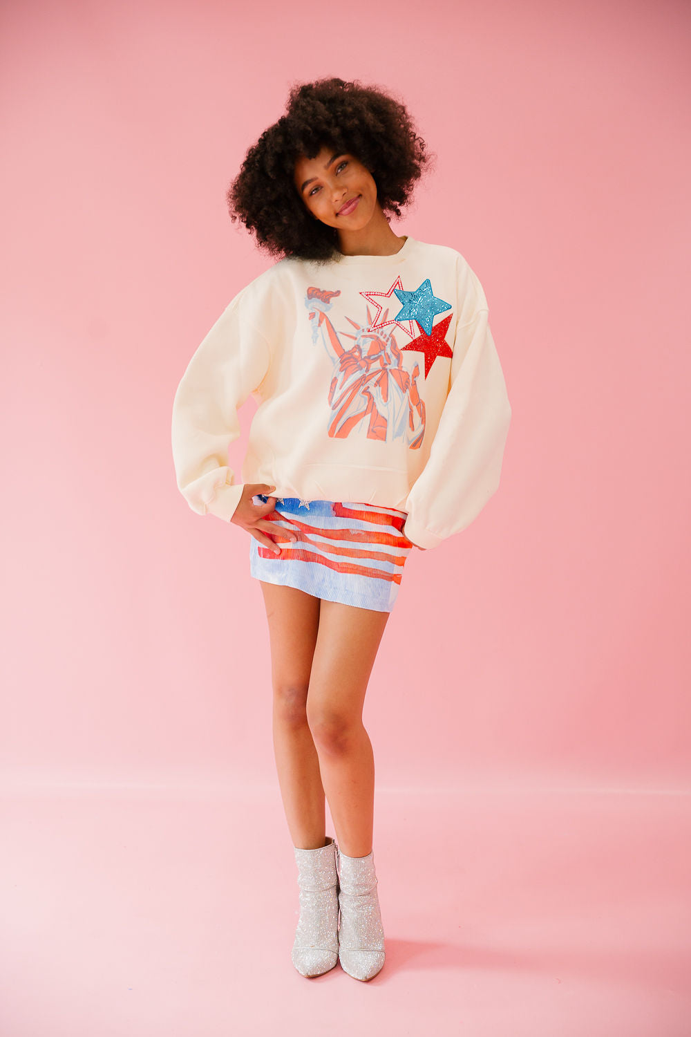 LADY LIBERTY CREAM PULLOVER pullover Judith March